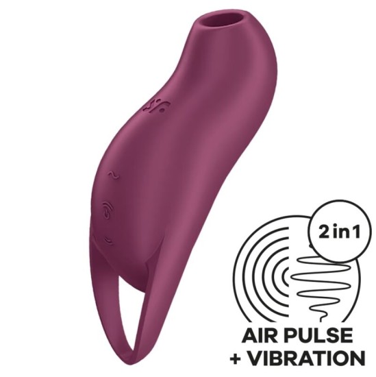 Satisfyer Air Pulse APMIERINĀTĀJS - POCKET PRO 1 CLITORIS STIMULATORS GRANETS