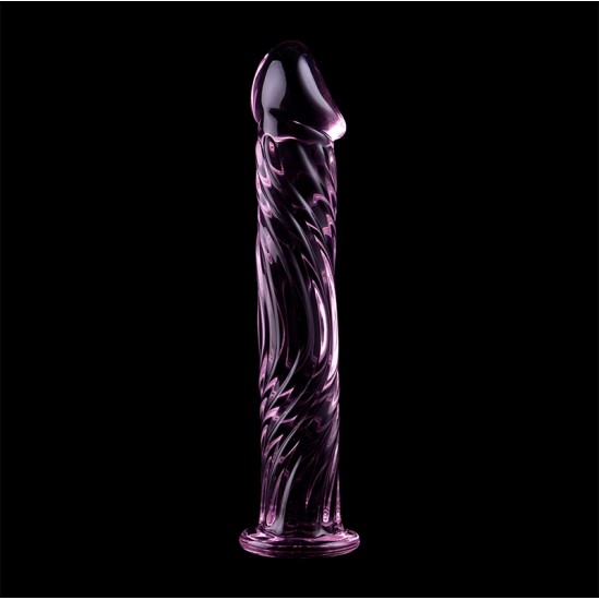Nebula Series By Ibiza MODEL 12 DILDO BOROSILICATE GLASS 17 X 3.5 CM PINK