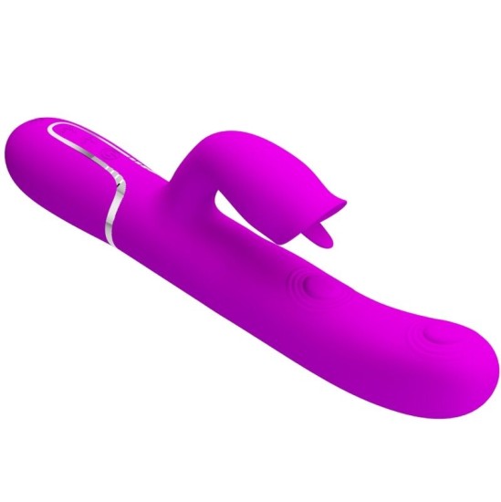 Pretty Love Flirtation PRETTY LOVE - RABBIT VIBRATOR WITH LICKING FUCHSIA