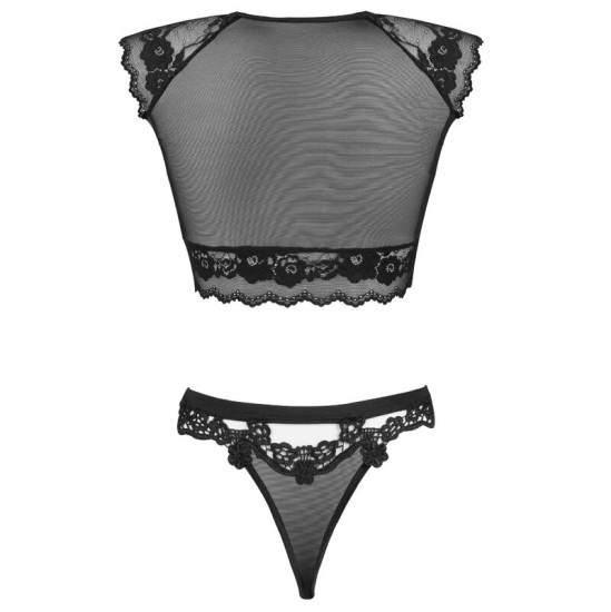 Livco Corsetti Sets LIVCO CORSETTI FASHION — TIMOSAN LC 90631 Krūšturis + BIKŠĶIS MELNAS