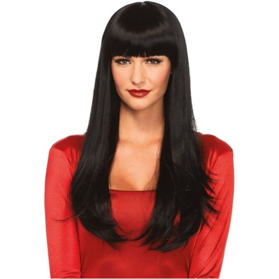 Leg Avenue Accessories LEG AVENUE - BANGIN LONG TRAIGHT WIG BLACK