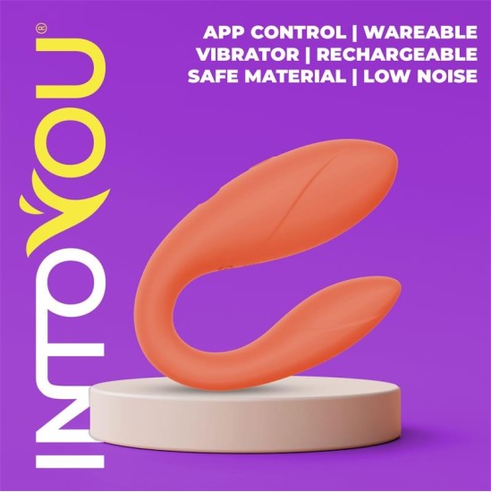 Intoyou App Series Couple Toy with App Flexible Silicone Salmon