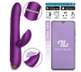 Intoyou App Series Sendel Vibe with Up and Down Internal Beads Ring and Pulsation with App