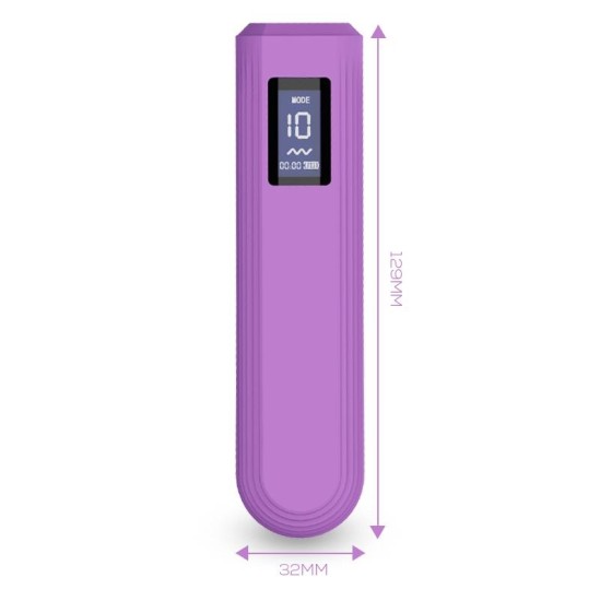 Digital Whim Display Vibrator Bullet 12,9 cm