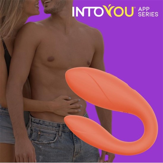 Intoyou App Series Couple Toy with App Flexible Silicone Salmon