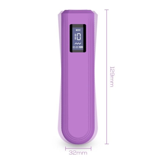 Digital Whim Display Vibrator Bullet 12,9 cm