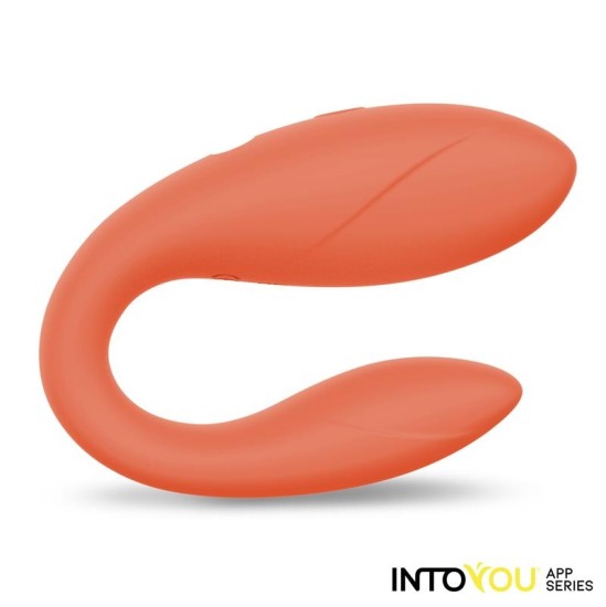 Intoyou App Series Couple Toy with App Flexible Silicone Salmon