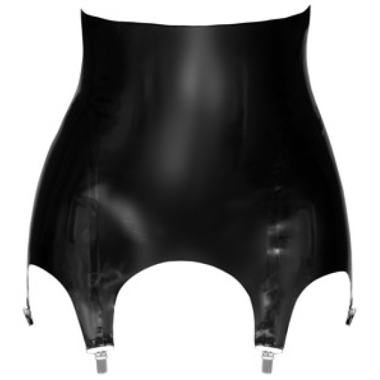 Late X Latex Suspender Belt L