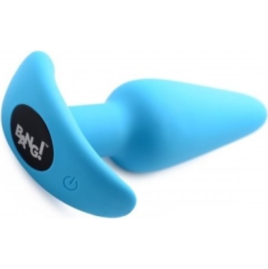 Xr - Bang! VIBRATED ANAL FORM T SILICONE USB W/ BLUE CONTROL