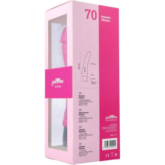 Pick&Love Nº 70 REĀLISTS VIBRATORS ROZĀ