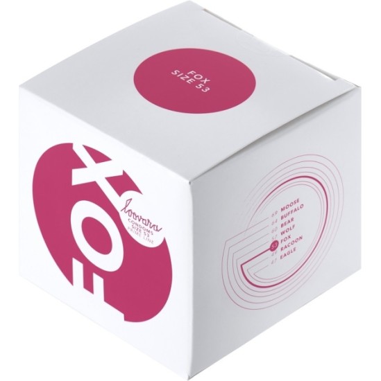 Loovara FOX VEGAN CONDOMS 53 MM 12 UNITS