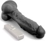 Vscnovelty MR RUDE BUZZER MELNS VIBRATORA PENIS 25'4 CM