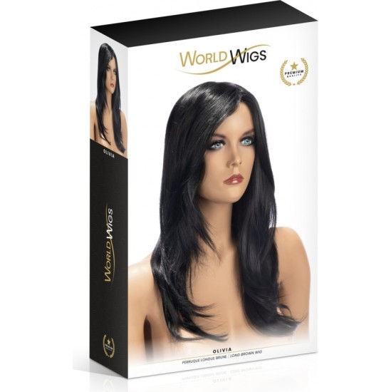 World Wigs ОЛИВИЯ ДЛИННАЯ БРЮНЕТКА ПАРИК