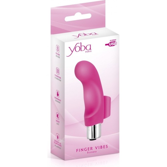 Yoba USB SILIKONA VIBRATORS PIRKSTA ECSTASY