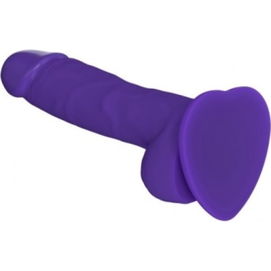 Strap-On-Me PURPLE SOFT SILICONE REALISTIC PENIS M