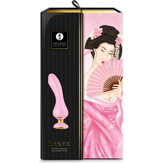 Shunga VIBRATOR MASSAGER SANYA USB PINK