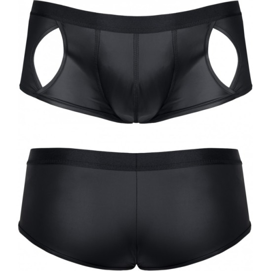 Demoniq WETLOOK BOXER SU ANGOMIS JUODAS L