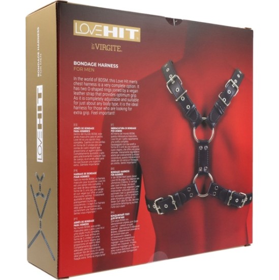 Virgite - Love Hit MEN'S CHEST HARNESS MOD. 5