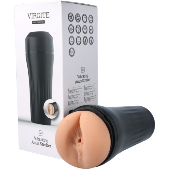 Virgite - Masturbator M3 MASTURBADOORI VIBRAATOR ANO USB FLESH