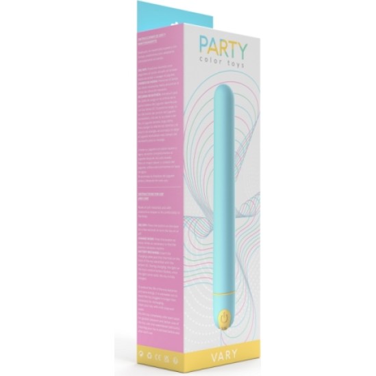 Party Color Toys VARY BLUE USB VIBRATORS