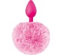 Sweet Caress PINK POMPOM SILICONE PLUG