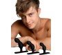 Xr - Masterseries SILICONE PROSTATE PLUG W/ HARNESS