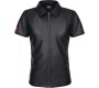 Demoniq REMO WETLOOK ZIPPER SHIRT BLACK L