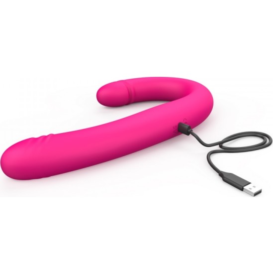 Dorcel DUBULTĀS VIBRATORS UN UZ AUGŠU UN LEJU SILIKONA ORGASMIC DOUBLE DO