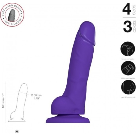 Strap-On-Me LILLA PEHME SILIKOON REALISTNE PENIS M