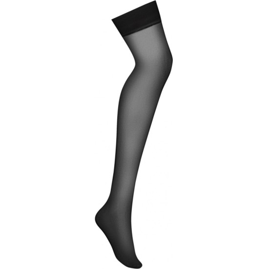 Obsessive S800 STOCKINGS BLACK S/M