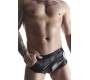 Demoniq WETLOOK BOXER WITH OPENINGS BLACK L