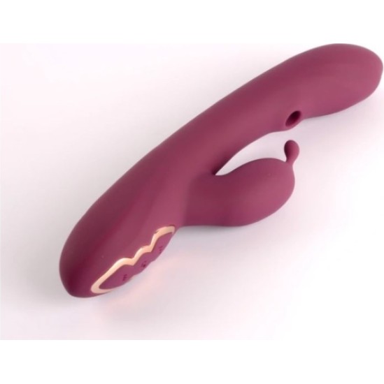 Vscnovelty VIBRATORS AR SŪKŠANAS GREEDY GIRL BURGUNDY