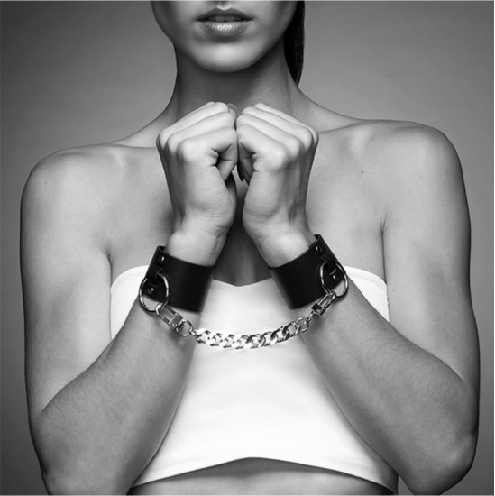 Bijoux Indiscrets MAZE - WIDE CUFFS BLACK