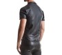 Demoniq REMO WETLOOK ZIPPER SHIRT BLACK L