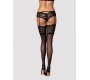 Obsessive LETICA STOCKINGS BLACK S/M