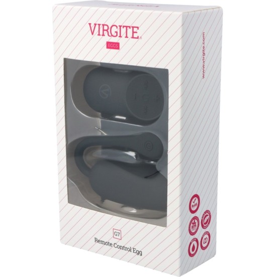 Virgite - Eggs VIBRATOR EGG G7 UZLĀDĒJAMS MELNS