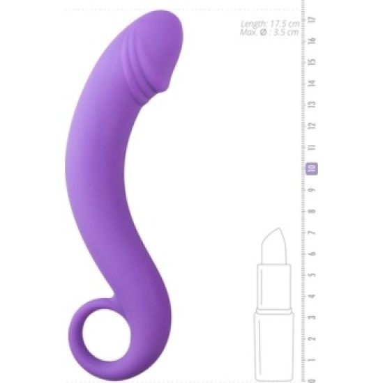 Easytoys CURŅU ANĀLAIS DILDO