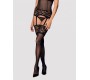 Obsessive LETICA STOCKINGS BLACK S/M