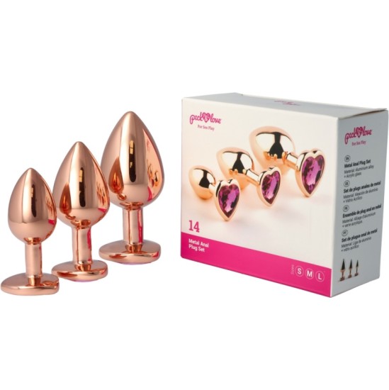 Pick&Love Nº 14 METAL ANAL PLUG SET