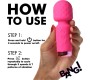 Xr - Bang! MINI RECHARGEABLE PINK SILICONE WAND MASSAGER