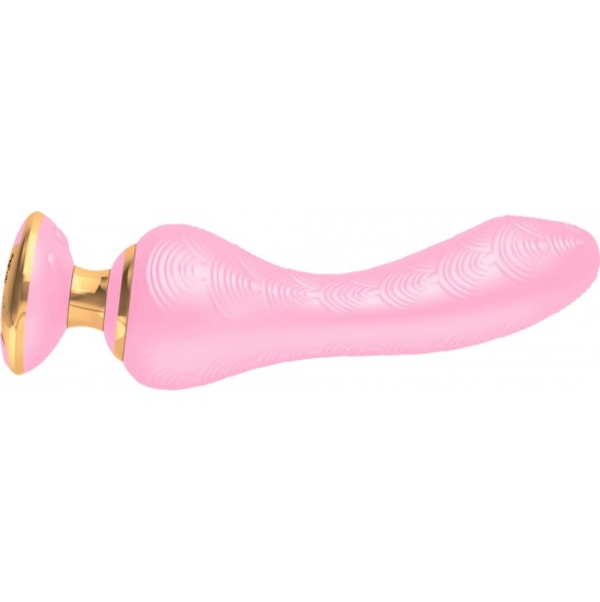 Shunga VIBRATORU MASĀŽIS SANYA USB PINK