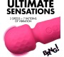 Xr - Bang! MINI RECHARGEABLE PINK SILICONE WAND MASSAGER