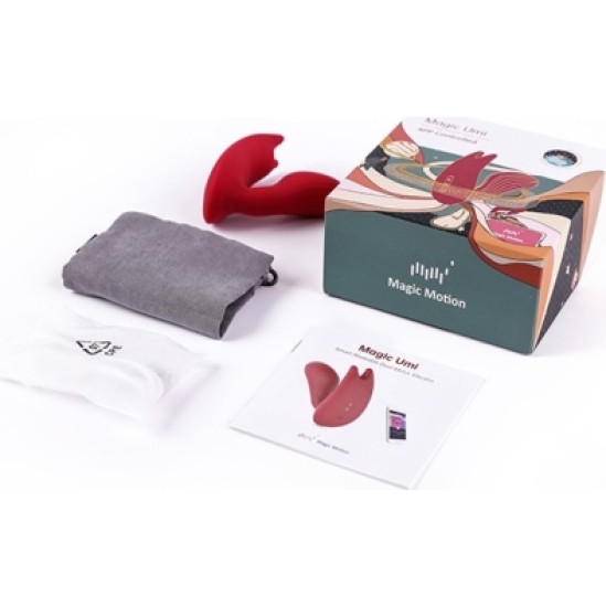 Magic Motion LIETOTNES DUBULTĀS VIBRATORS UMI RED