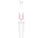 Obsessive BUNNY SUIT 4-GAB TOSTUME PINK S/M