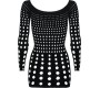 Obsessive ROCKER DRESS BLACK S/M/L