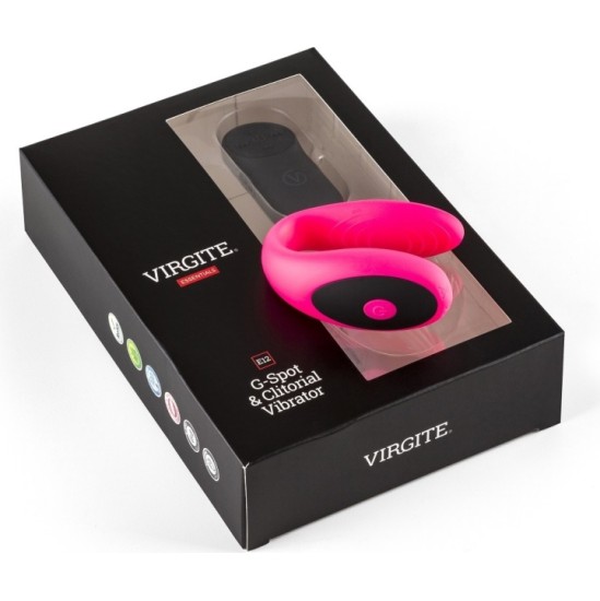 Virgite - Essentials G-SPOT & CLITORIAL VIBRATOR E12 PINK