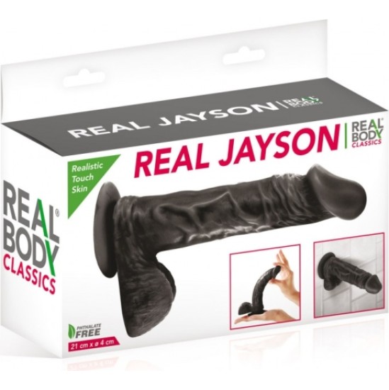Real Body JAYSON BLACK REĀLISTS PENIS 21 CM