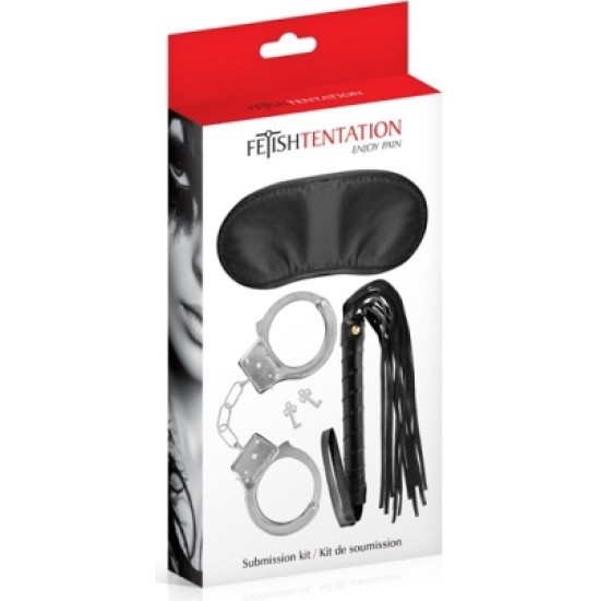 Fetish Tentation WHIP KIT, HANDCUFFS AND MASK