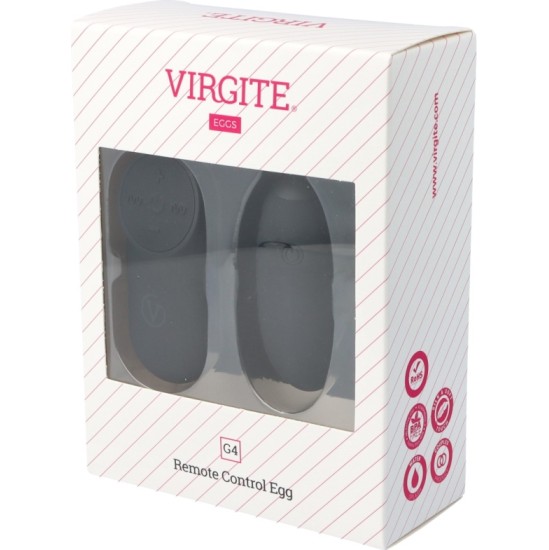 Virgite - Eggs G4 VIBRATOROLU ATKĀRTOTI UZLĀDĒJAMS MELNS