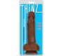 Xr - Thinz Smalks DILDO AR sēkliniekiem THINZ COCOLATE 17'80 CM